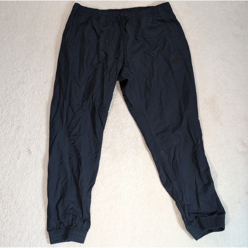 Nike Woven Joggers Mens 2XL Blue Tapered Leg Drawstring Pants 804325-475